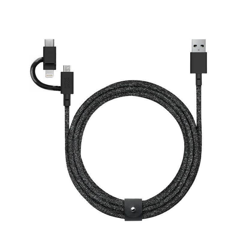 Native Union Belt 3-in-1 Cosmos Lightning/Micro/Type-C Cable 2m, , large image number 0