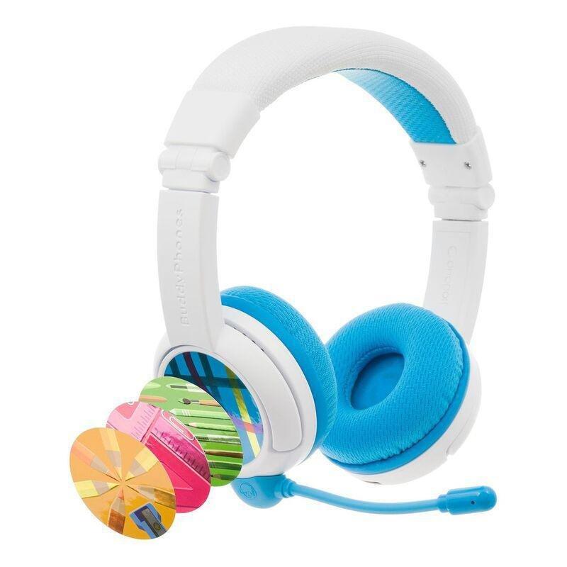 BuddyPhones SchoolPlus Wireless Kids Headphones - Blue, , medium