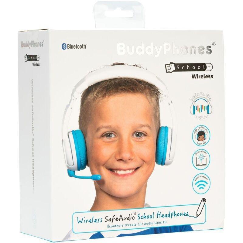 BuddyPhones SchoolPlus Wireless Kids Headphones - Blue, , large image number 1