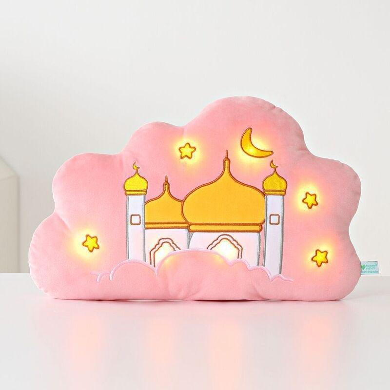 Hilalful Sky Mosque Talking Quran Pillow - Pink, , large image number 0
