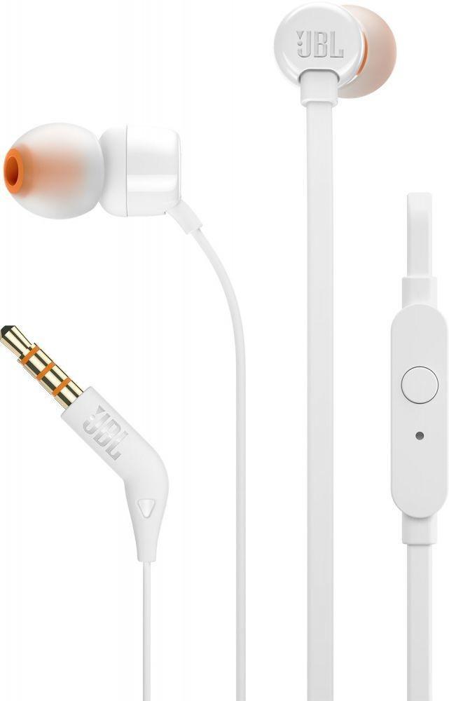 JBL T110 White In-Ear Earphones, , large image number 1