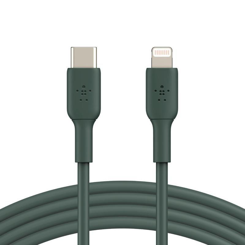 Belkin BOOST CHARGE USB-C to Lightning Cable 1m Midnight Green, , large image number 0