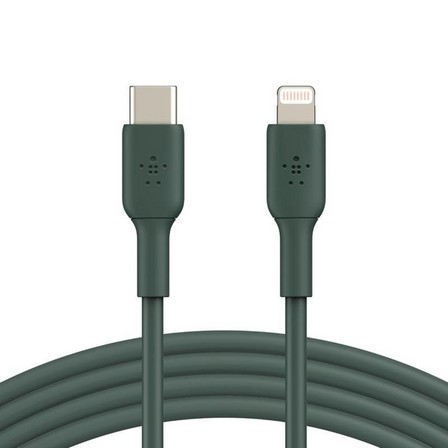 BELKIN - Belkin BOOST CHARGE USB-C to Lightning Cable 1m Midnight Green