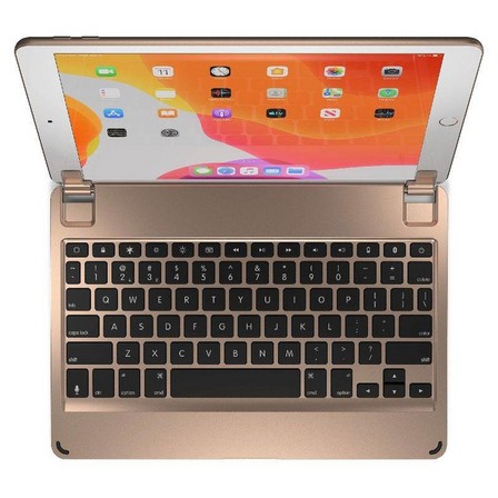 BRYDGE - Brydge Aluminium Bluetooth Keyboard Gold for iPad 10.2-Inch 7th Gen