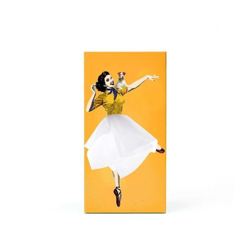 Spextrum Up Girl Yellow Tissue Box, , large image number 0