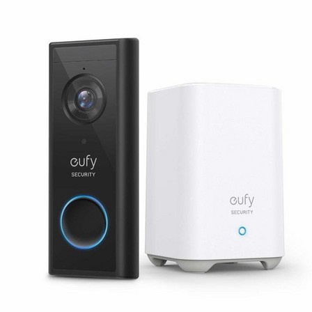 EUFY SECURITY - eufy Security/Wireless Video Doorbell (Battery-Powered) with 2K HD/No Monthly Fee