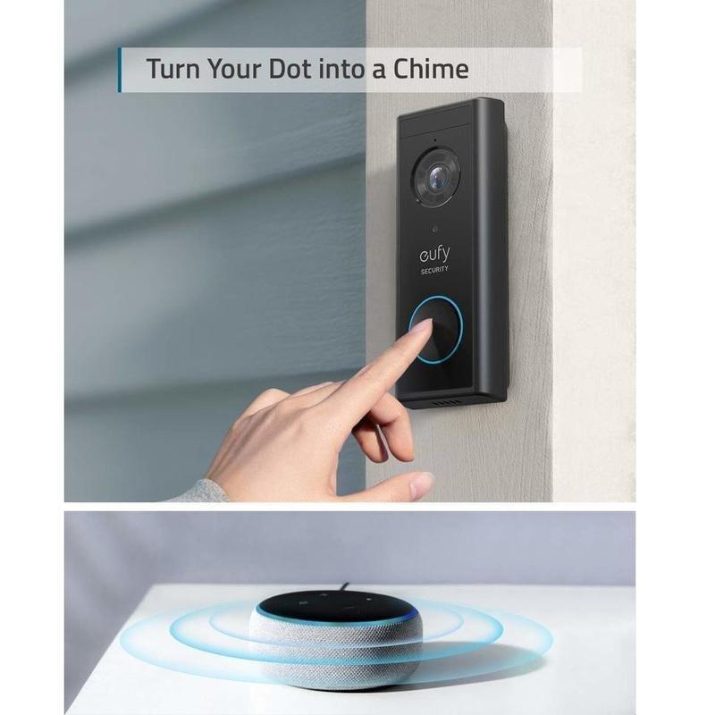 eufy Security/Wireless Video Doorbell (Battery-Powered) with 2K HD/No Monthly Fee, , large image number 3