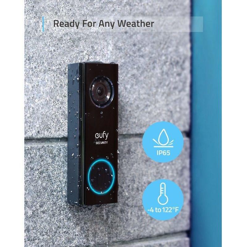eufy Security/Wireless Video Doorbell (Battery-Powered) with 2K HD/No Monthly Fee, , large image number 4