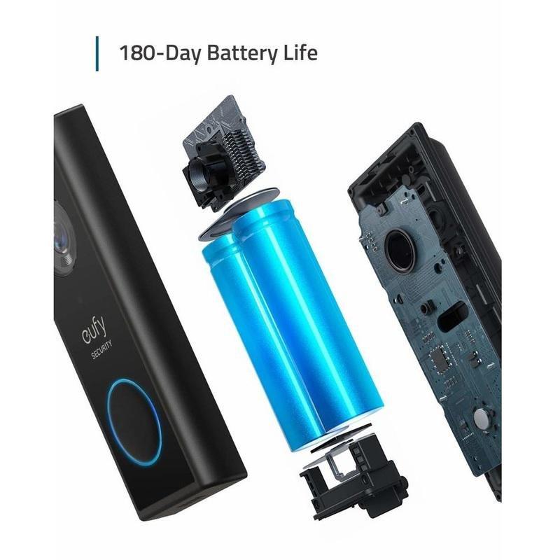 eufy Security/Wireless Video Doorbell (Battery-Powered) with 2K HD/No Monthly Fee, , large image number 5