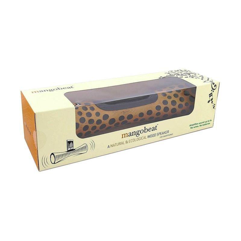 Mangobeat Acoustic Speaker for Smartphones - Cheetah - 35cm - Light Brown, , large image number 1