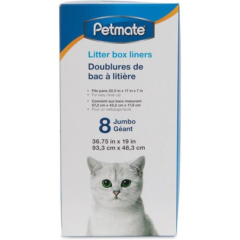 Petmate Litter Pan Liners 8Ct Jumbo, , large image number 0