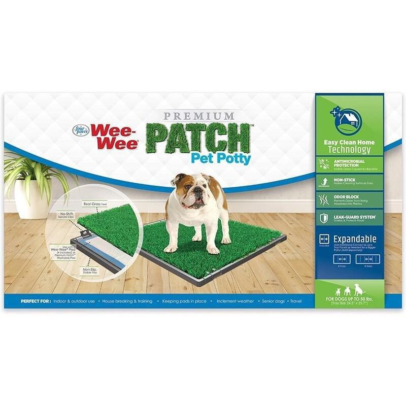 Four Paws Wee-Wee Premium Patch Indoor and Outdoor Pet Potty 24.5" x 25.7", , medium
