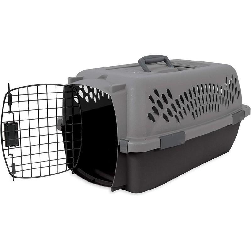 Petmate Pet Porter 23Inch Traditional Up To 15Lbs - Gray & Black, , large image number 0