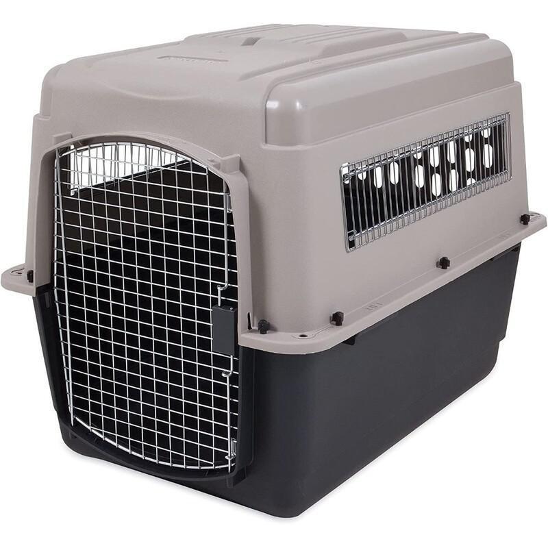 Petmate Ultra Vari Kennel Fashion 36" 50-70Lbs - Taupe & Black, , large image number 0