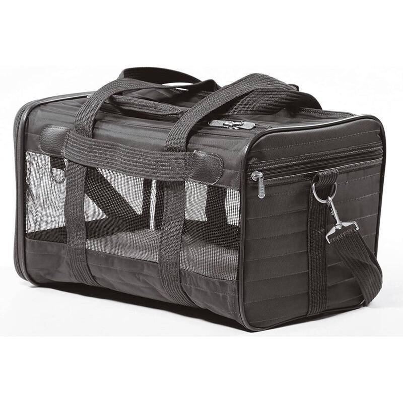 Sherpa Original Deluxe Pet Carriers with Bonus Travel Port-A-Bowl Medium Brown 55238, , large image number 0