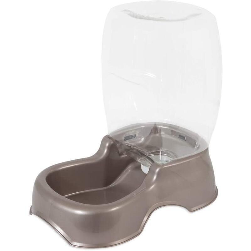Petmate Pet Cafe Waterer Cat and Dog Water Dispenser 4 Sizes - 3 Gal - Pearl Tan, , large image number 0