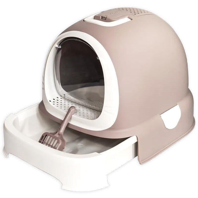 Nutrapet Fantastic Cat Litter Toilet - Brown, , large image number 0