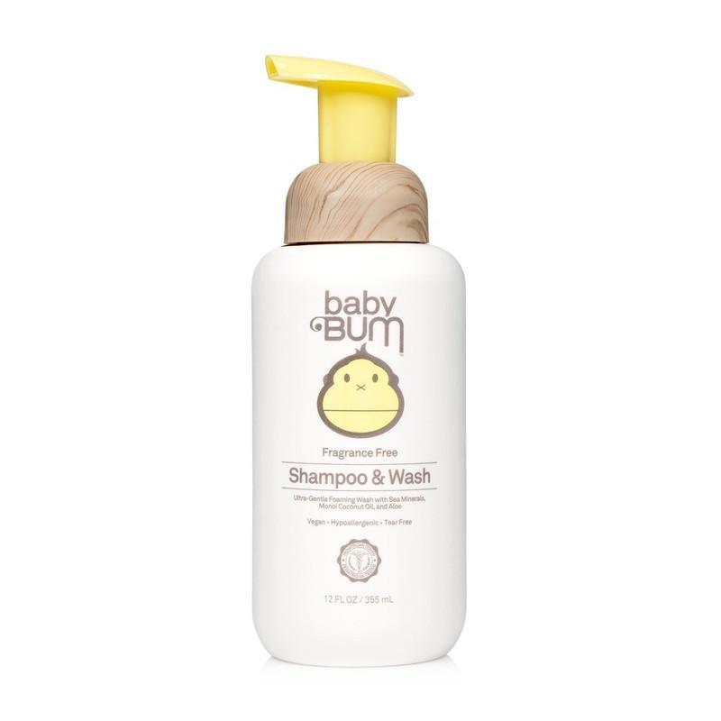 Sun Bum Baby Bum Shampoo and Wash Fragrance Free, , large image number 0