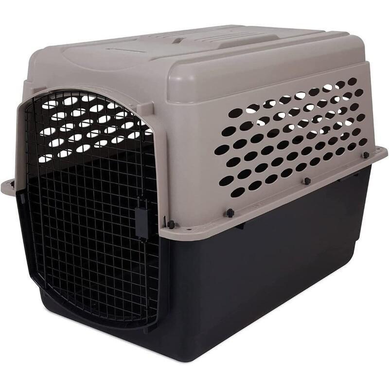 Petmate 21950 Vari Kennel II Traditional - Taupe/Black - 40" - x Large Iata Airline Approved Carry Transport Box, , large image number 0