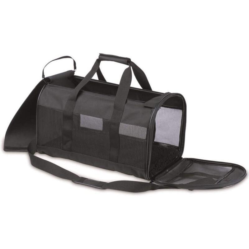 Petmate Soft-Sided Kennel Cab Pet Carrier - Black - Medium (Up To 10 Lbs), , large image number 0