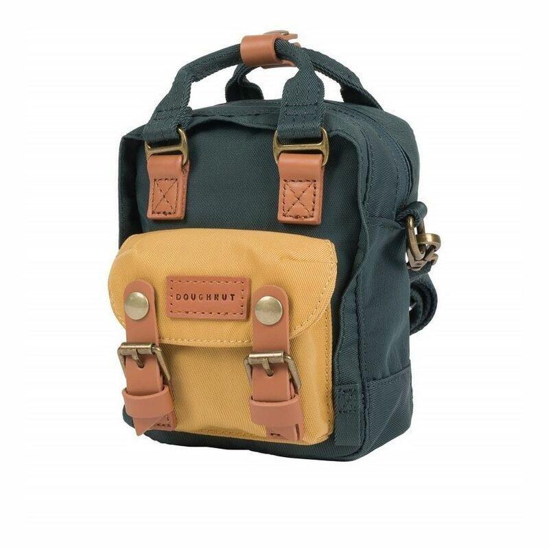 Doughnut Macaroon Tiny Slate Green x Yellow Crossbody Bag, , large image number 2
