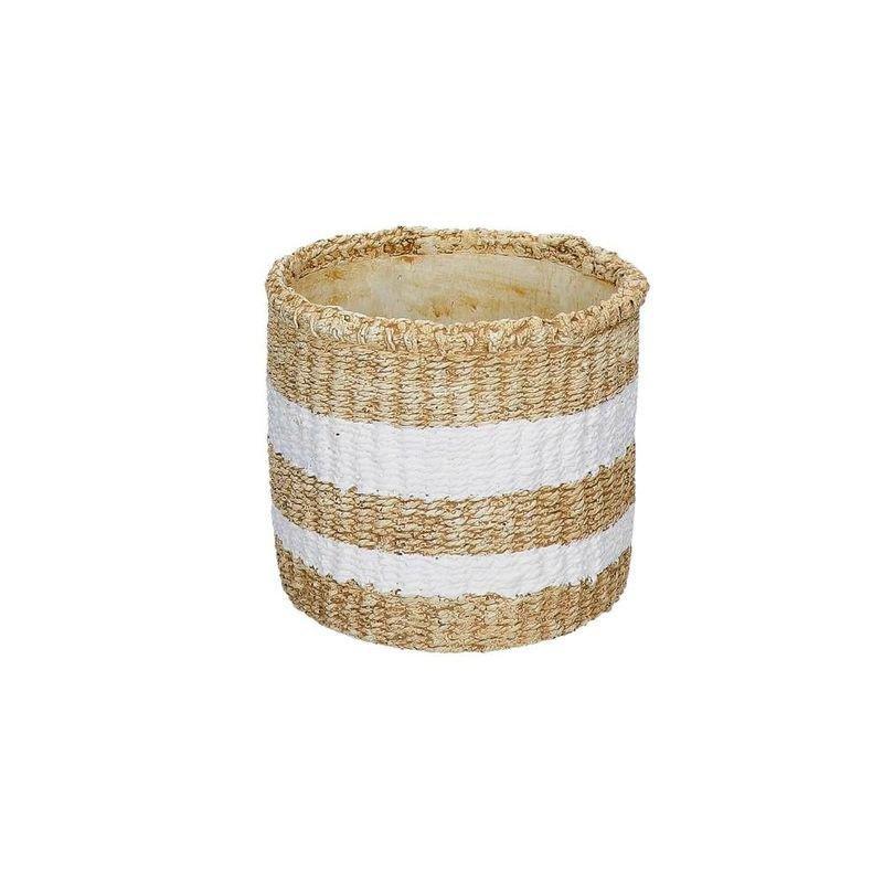 Rituali Domestici Pueblo Decorative Vase Short Nat/White Concrete, , large image number 0