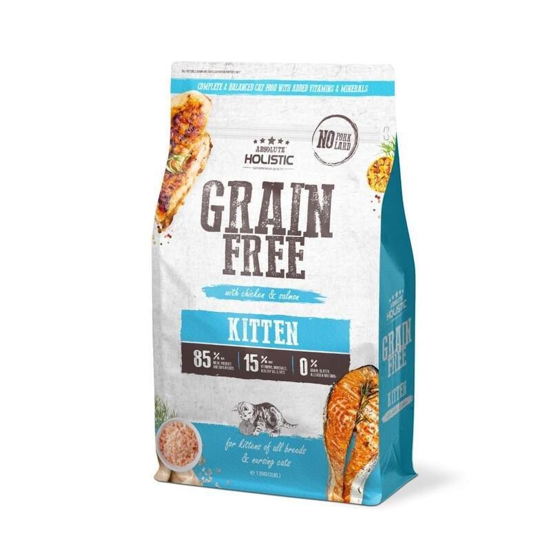 Absolute Holistic Grain Free Cat Food Kitten 1.36Kg, , large image number 0