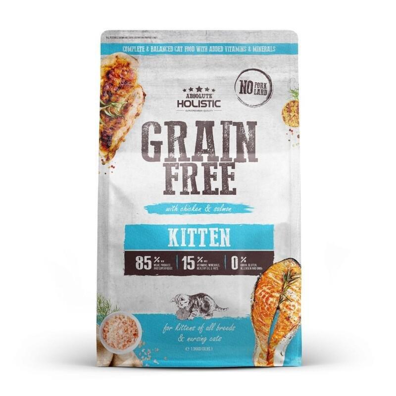Absolute Holistic Grain Free Cat Food Kitten 1.36Kg, , large image number 2