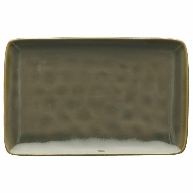 Rose & Tulipani Concerto Grigio Tortora Rectangular Tray 20 x 13cm, , large image number 0