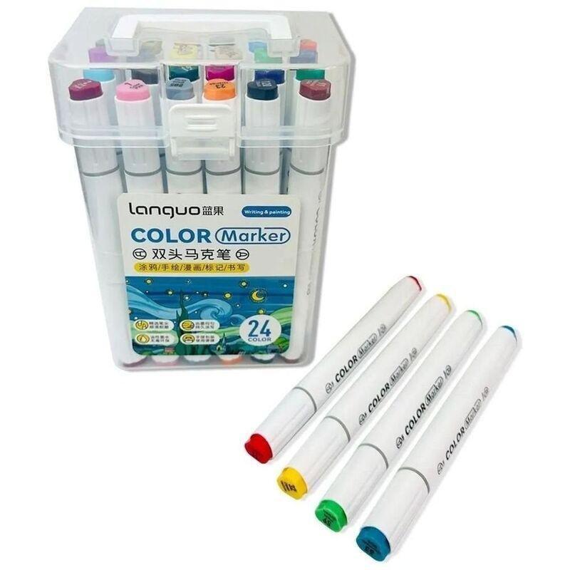 Languo Underwater World Marker Pen 2 mm (Set of 24 Colors), , large image number 0