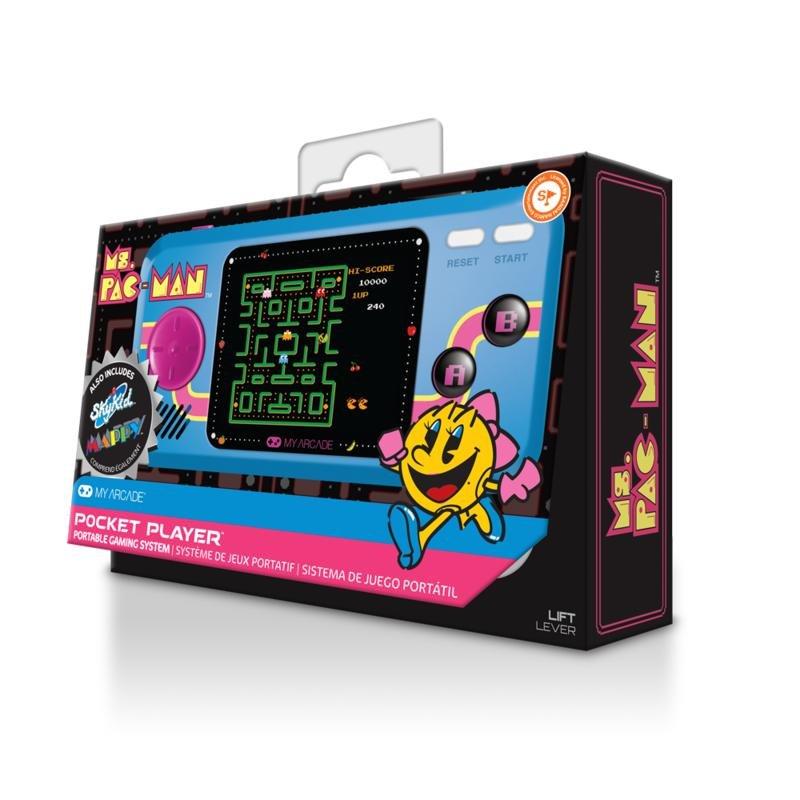 My Arcade MS. PAC-MAN Pocket Player Blue, , large image number 1