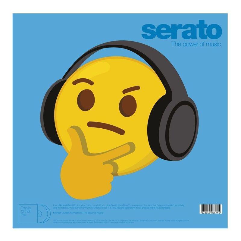 Serato 12-Inch Thinking & Crying Emoji Control Vinyl Pair, , large image number 3
