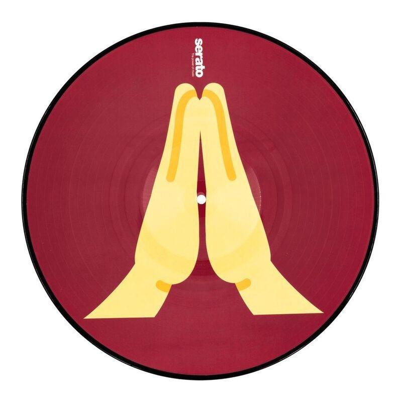 Serato 12-Inch Pray & Raised Hands Emoji Control Vinyl Pair, , medium