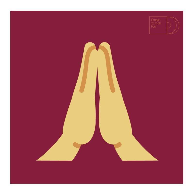Serato 12-Inch Pray & Raised Hands Emoji Control Vinyl Pair, , large image number 2