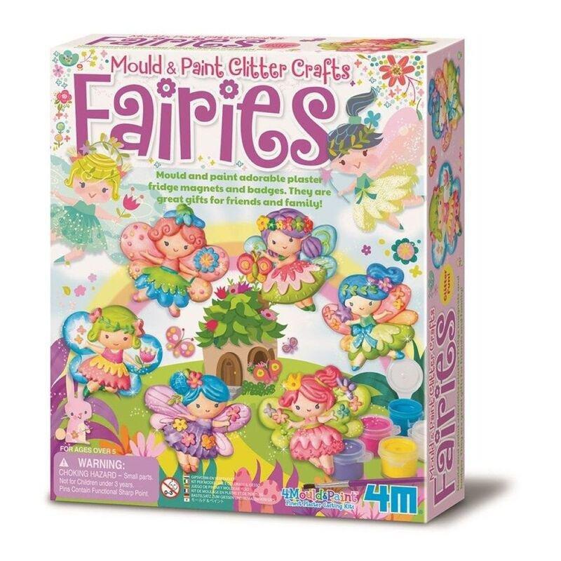 4M Mould & Paint Glitter Fairies, , large image number 0