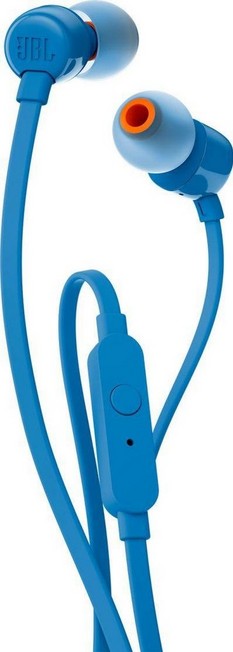 JBL - JBL T110 Blue In-Ear Earphones