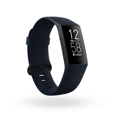FITBIT - Fitbit Charge 4 Activity Tracker Storm Blue/Black