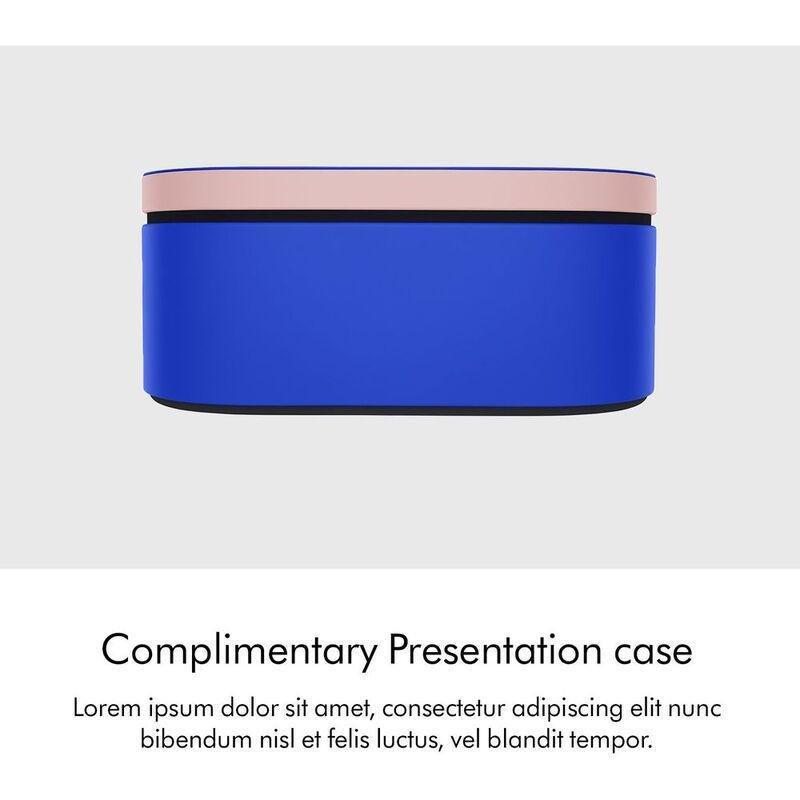 Dyson Supersonic Hair Dryer - Blue/Blush + Dyson-Designed Presentation Case - Blue/Blush, , large image number 1