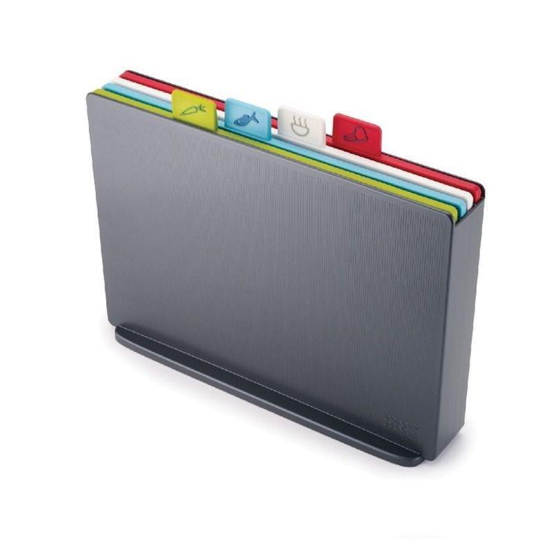 Joseph Joseph Index Chopping Board Large Graphite (Set of 4), , large image number 0