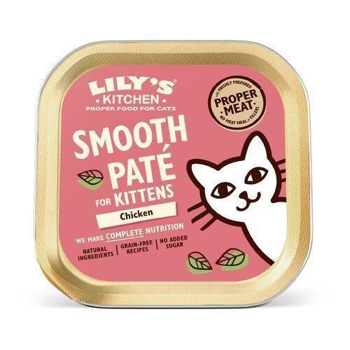 Lily's Kitchen Chicken Pate Kitten Wet Food (85G), , large image number 0