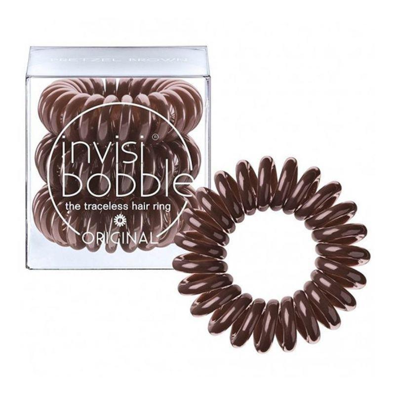 Invisibobble Orginal Pretzel Brown Hair Ring, , large image number 0