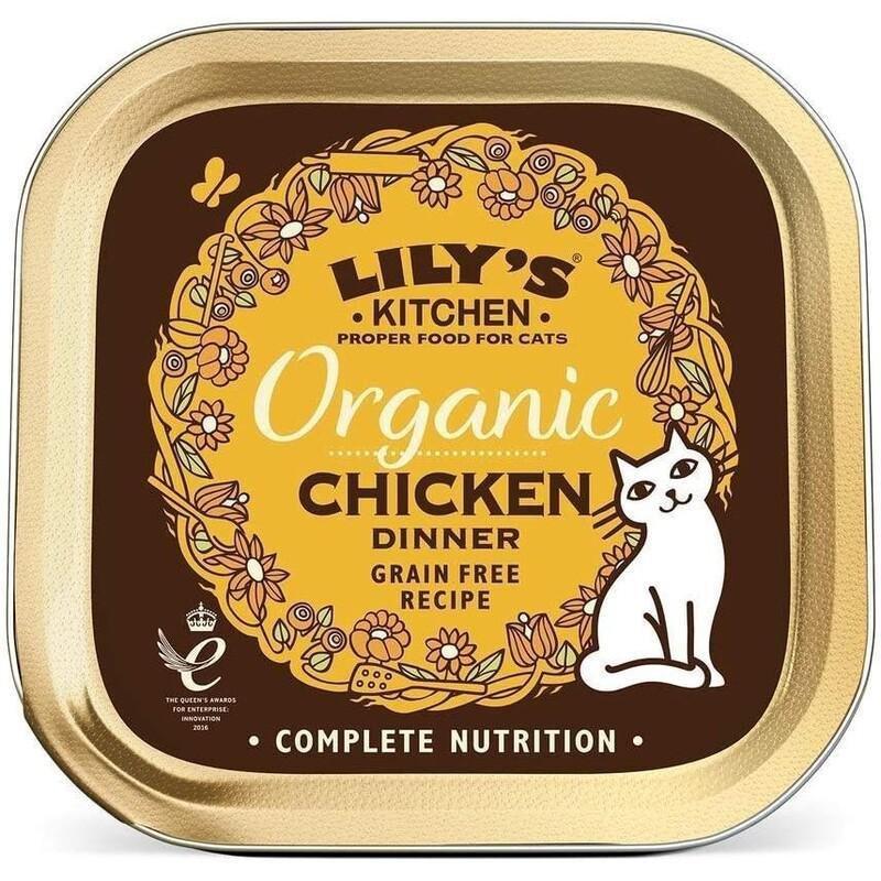 Lily's Kitchen Organic Chicken Dinner Wet Cat Food (85G), , large image number 0