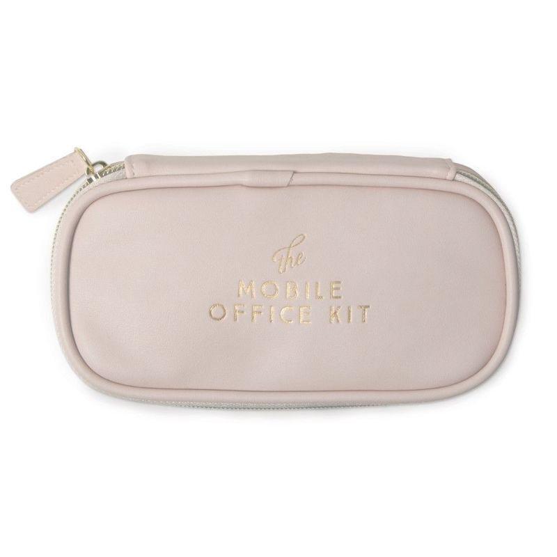 Designworks Vegan Leather Office Essentials Barely Blush The Mobile Office Kit, , large image number 0
