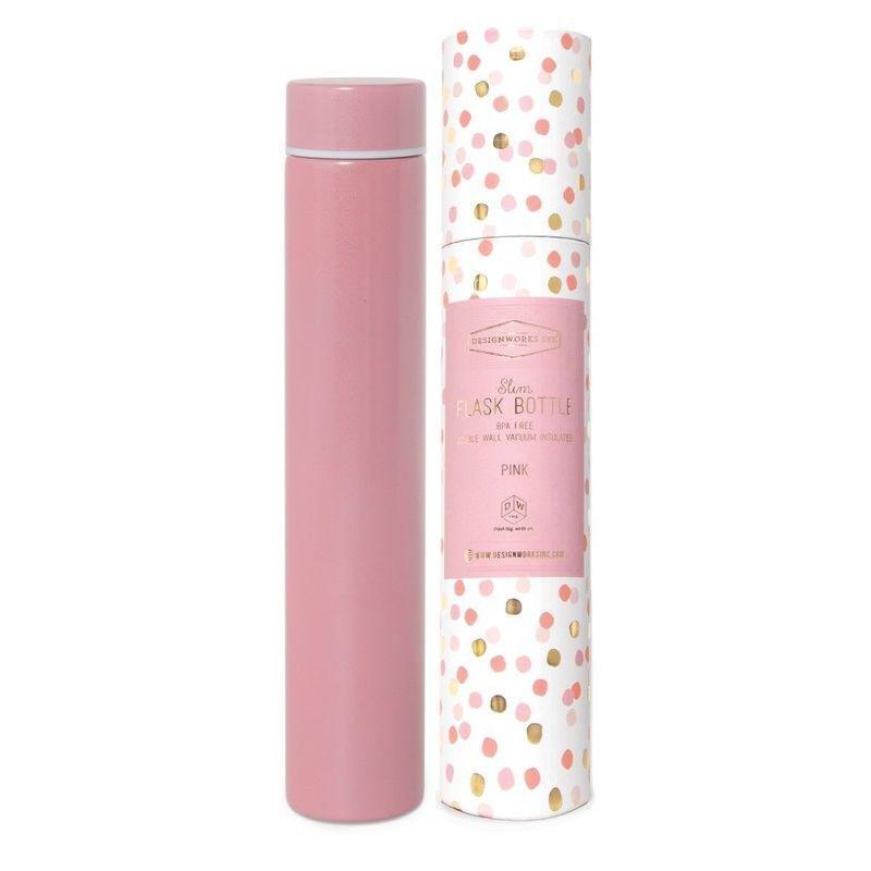 Designworks Slim Flask Bottle Confetti Pink Bottle, , large image number 2