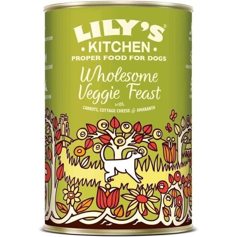 Lily's Kitchen Wholesome Veggie Feast Wet Dog Food (375G), , large image number 0