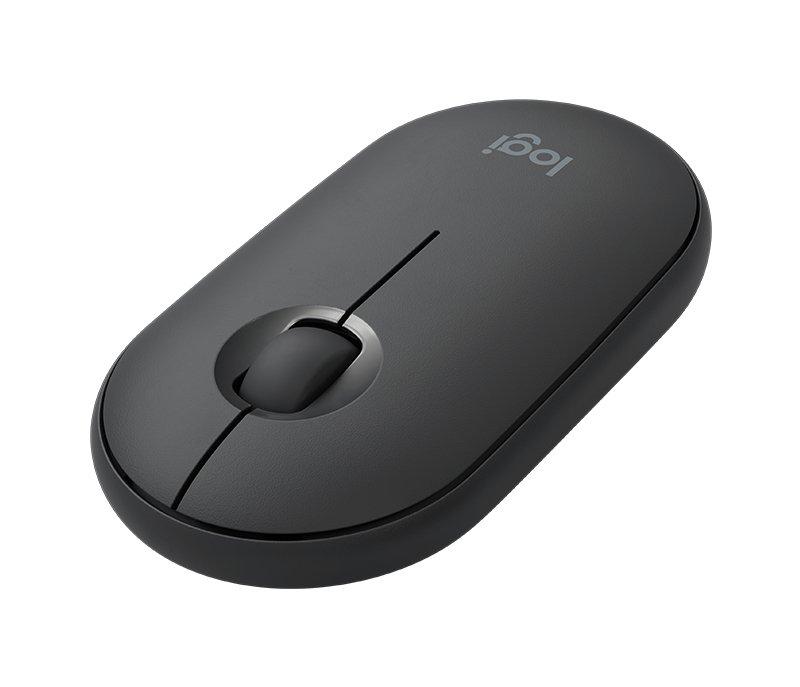 Logitech 910-005718 Pebble Wireless Mouse Graphite with Bluetooth or 2.4 GHz Receiver Silent/Slim/Quiet Click for Laptop/iPad/PC and Mac, , large image number 8