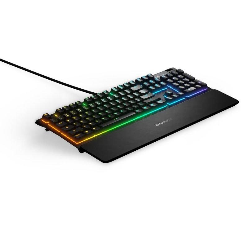 SteelSeries APEX 3 RGB Gaming Keyboard - Whisper-Quiet Switch (US English), , large image number 1