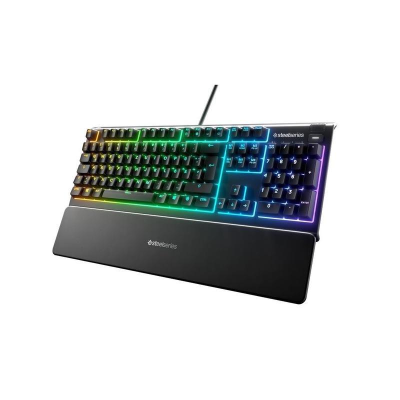 SteelSeries APEX 3 RGB Gaming Keyboard - Whisper-Quiet Switch (US English), , large image number 3
