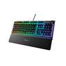 STEELSERIES - SteelSeries APEX 3 RGB Gaming Keyboard - Whisper-Quiet Switch (US English)