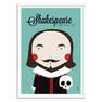 WALL EDITIONS - Shakespeare Art Poster by Ninasilla (30 x 40 cm)